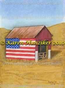 Flag Barn Karen Hunziker 2010 Flag Barn