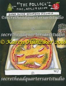 The Pollock Pizza Karen Hunziker 2018 The Pollock Pizza