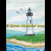 Lighthouse With Sailboat